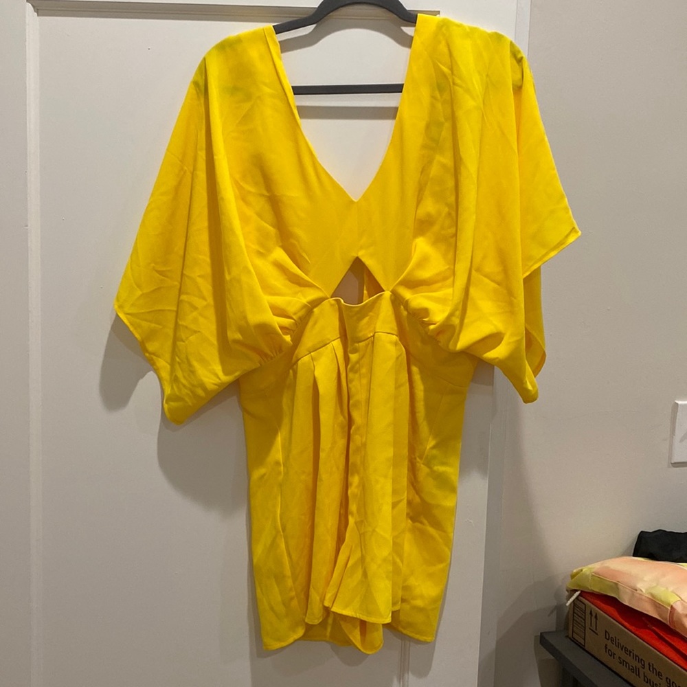 ASOS Bright Yellow Batwing Romper